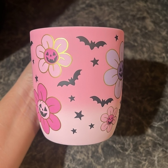 Bats pumpkin flower Halloween mug - Picture 2 of 3